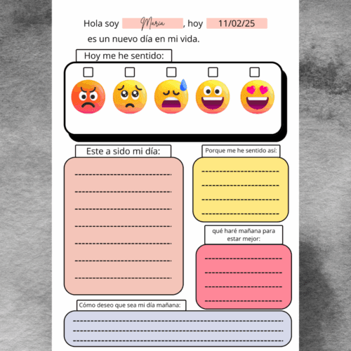 Diario Intimo Personalizable IDP Plantilla Editable de Diario Íntimo en Canva - Diseño Personalizable para tu Bienestar